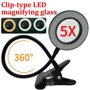 Magnifying  Portable Desk Lamp